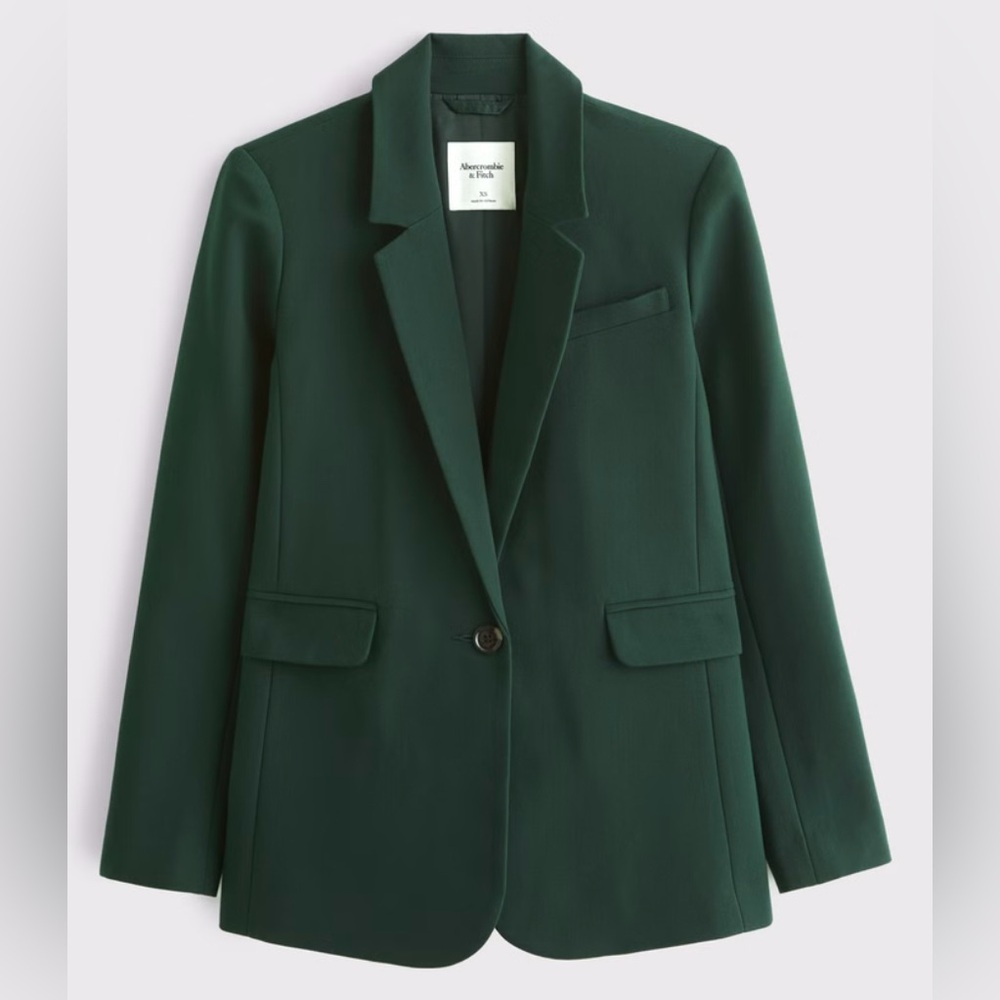 Abercrombie Emerald Classic Suiting Blazer